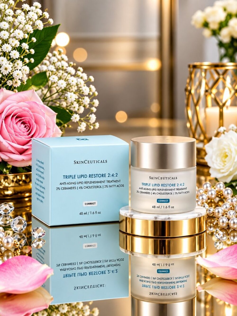SkinCeuticals Triple Lipid Restore 2:4:2 Face Cream 1.6 oz / 48ml – New & Seale